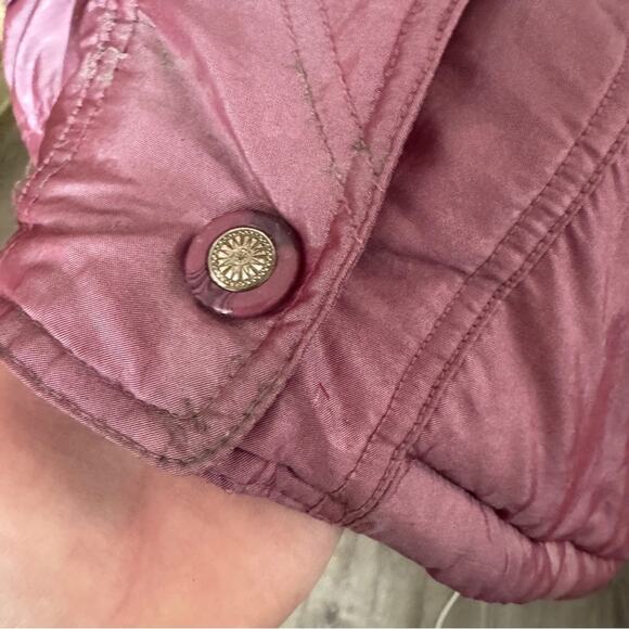 Vintage Aspen snow bunny ski jacket with slight floral print, size large - Picture 9 of 10